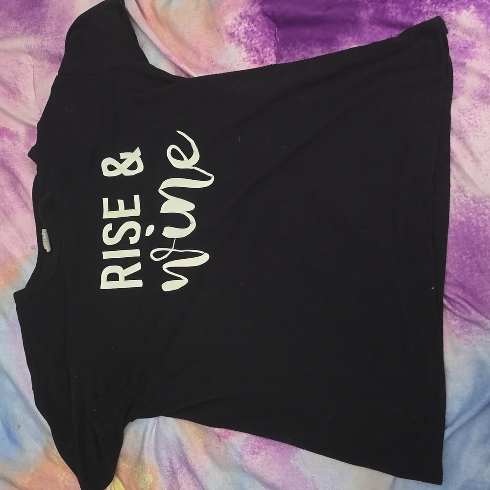Women's "Rise & Wine" Short Sleeve Tee